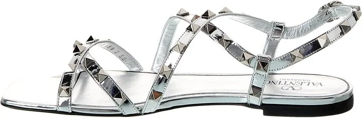 Valentino Rockstud Leather Sandal - Image 2