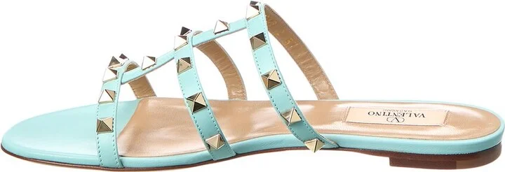 Valentino Rockstud Leather Sandal - Image 2