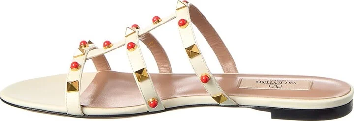 Valentino Rockstud Leather Sandal - Image 2