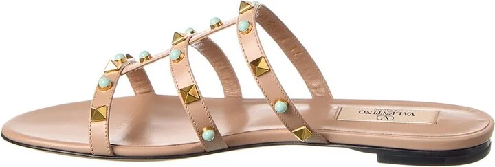 Valentino Rockstud Leather Sandal - Image 2