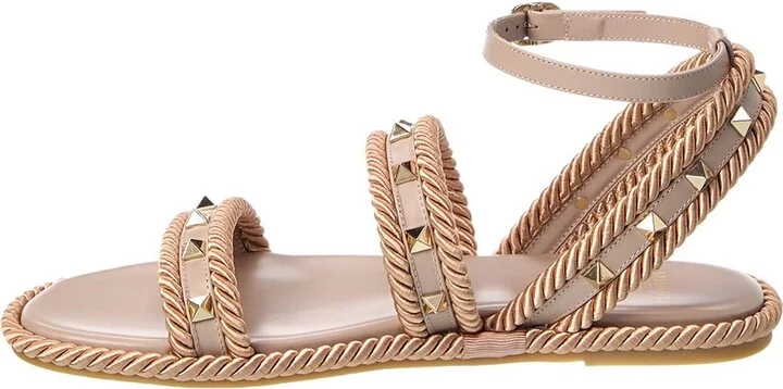 Valentino Rockstud Leather Sandal - Image 2