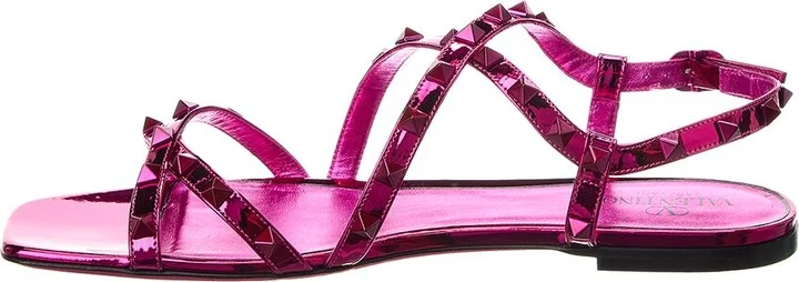 Valentino Rockstud Leather Sandal - Image 2