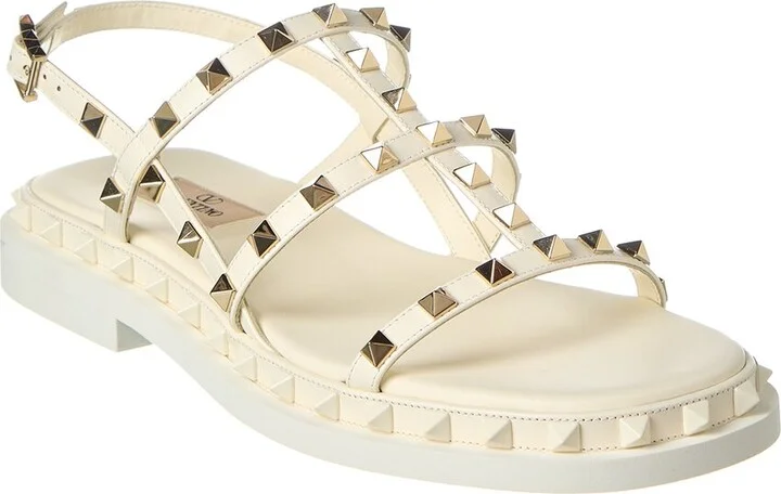 Valentino Rockstud Leather Sandal