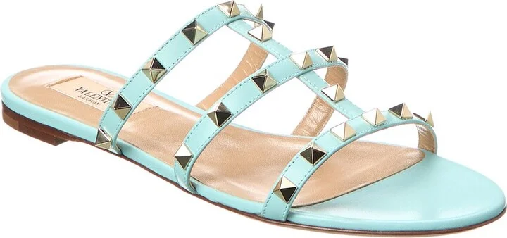 Valentino Rockstud Leather Sandal