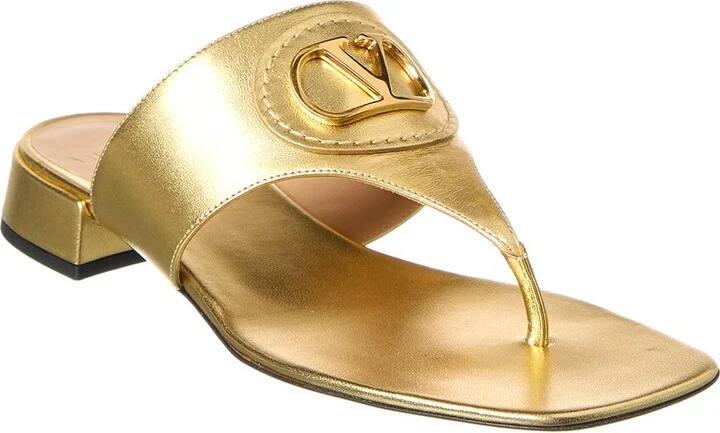 Valentino Rockstud Leather Sandal