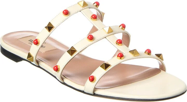 Valentino Rockstud Leather Sandal