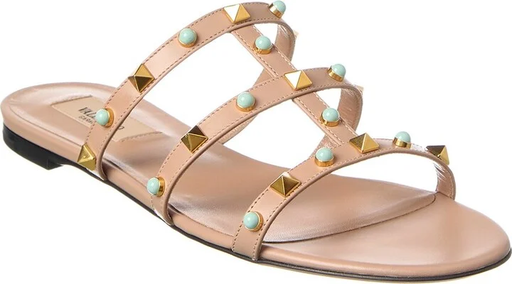 Valentino Rockstud Leather Sandal