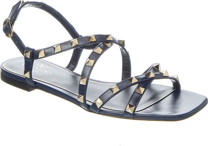 Valentino Rockstud Leather Sandal