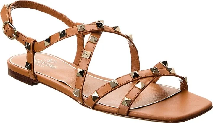 Valentino Rockstud Leather Sandal