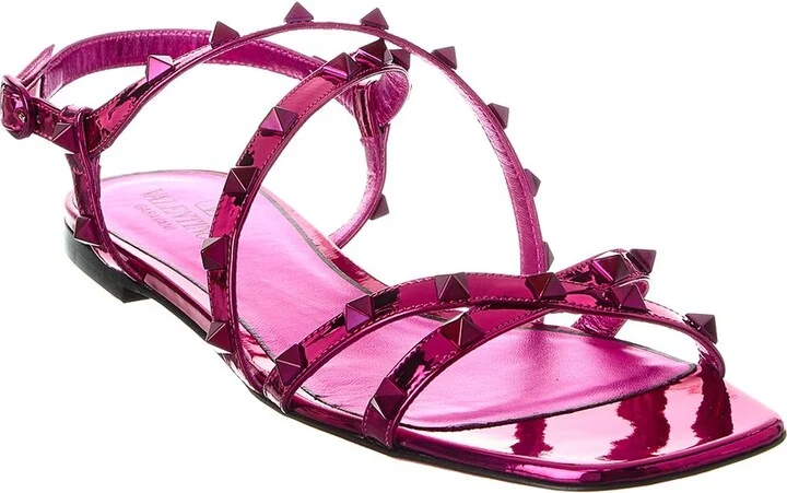Valentino Rockstud Leather Sandal