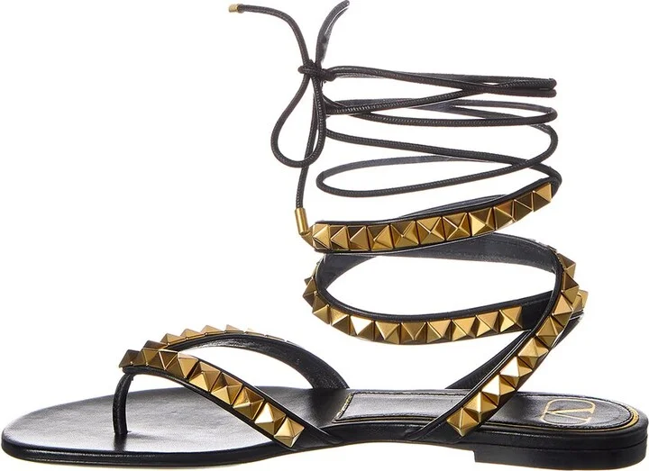 Valentino Rockstud No Limit Leather Sandal - Image 2