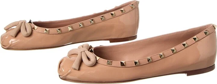 Valentino Rockstud Patent Ballerina Flat (Authentic Pre-Loved) - Image 2
