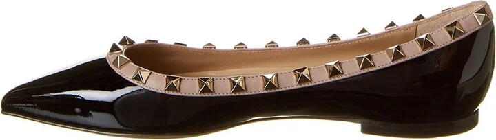Valentino Rockstud Patent Flat - Image 2