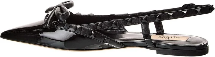 Valentino Rockstud Patent Slingback Flat - Image 2