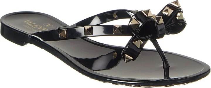 Valentino Rockstud Rubber Flip Flop