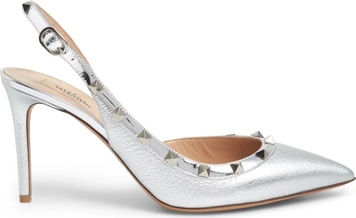 Valentino Rockstud Slingback Pump - Image 3