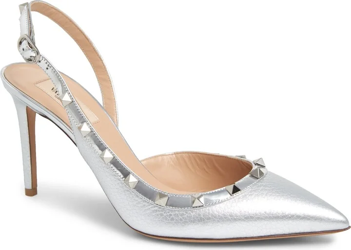 Valentino Rockstud Slingback Pump