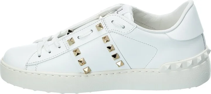 Valentino Rockstud Untitled Leather Sneaker - Image 2