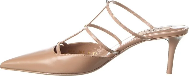 Valentino Rockstud Wispy 50 Leather Mule - Image 2