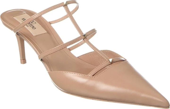 Valentino Rockstud Wispy 50 Leather Mule