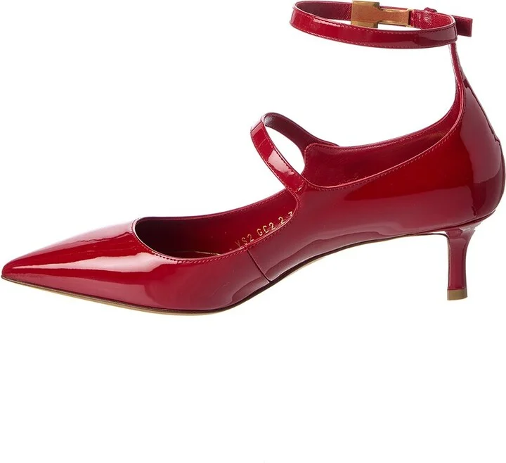 Valentino Roman Stud 50 Patent Pump - Image 2