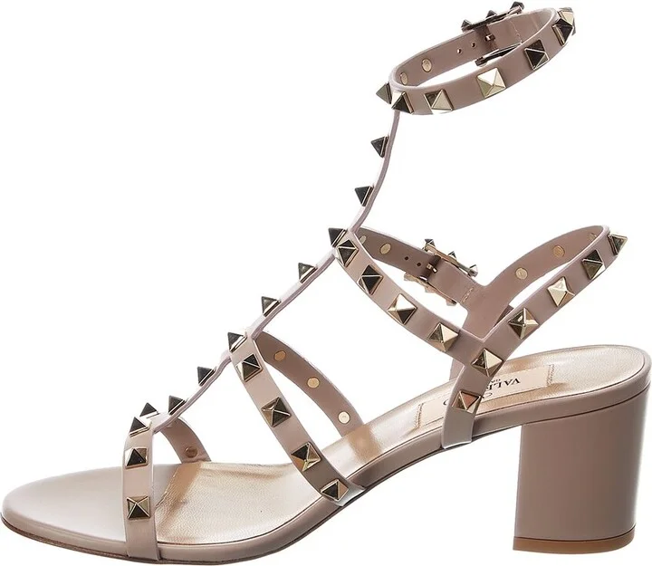 Valentino Roman Stud 60 Leather Sandal - Image 2