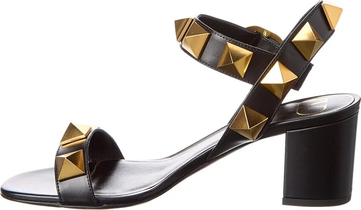 Valentino Roman Stud 60 Leather Sandal - Image 2