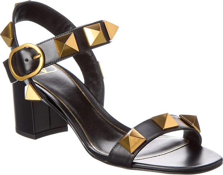 Valentino Roman Stud 60 Leather Sandal