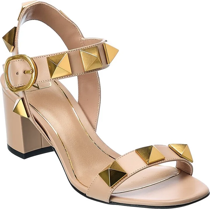 Valentino Roman Stud 60 Leather Sandal