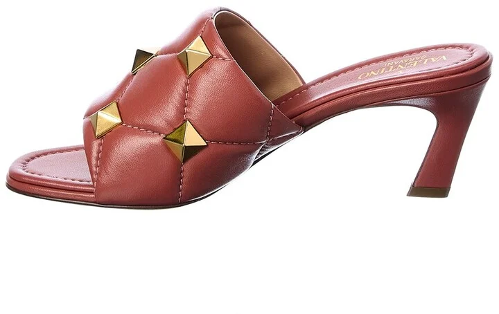 Valentino Roman Stud 65 Leather Sandal - Image 2