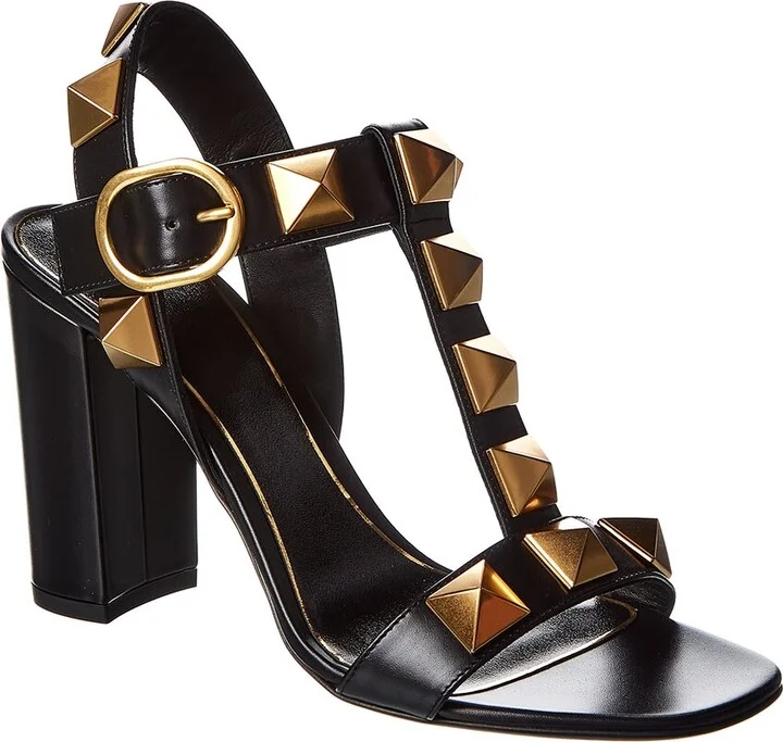Valentino Roman Stud 90 Leather Sandal