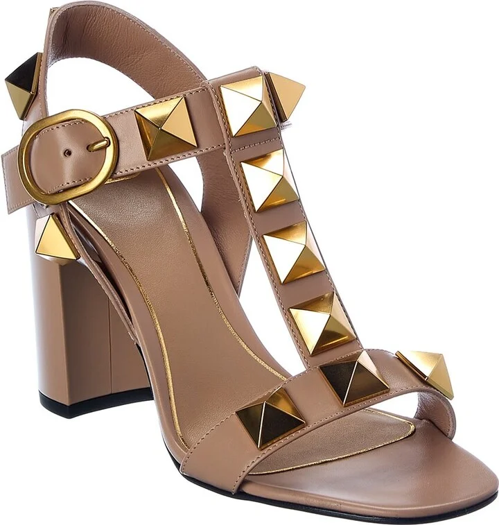 Valentino Roman Stud 90 Leather Sandal