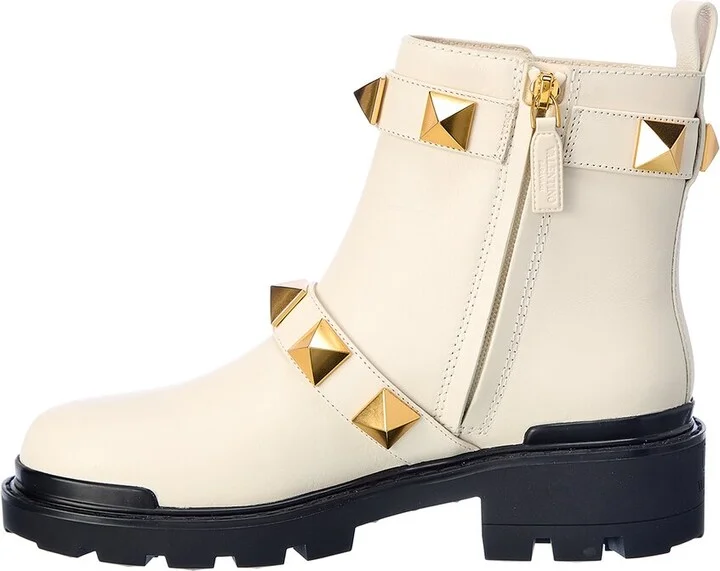 Valentino Roman Stud Leather Boot - Image 2