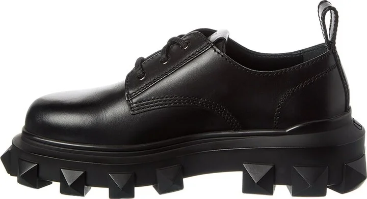 Valentino Roman Stud Leather Derby - Image 2