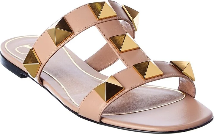 Valentino Roman Stud Leather Sandal