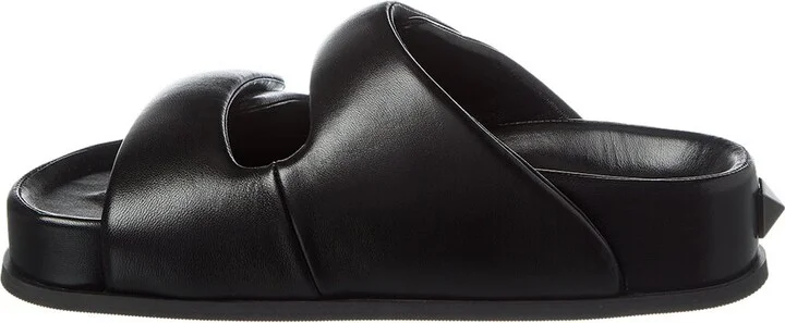 Valentino Roman Stud Leather Slide - Image 2