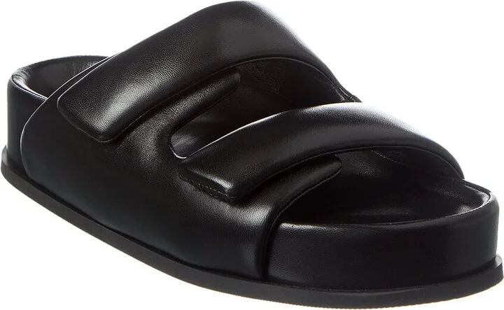 Valentino Roman Stud Leather Slide