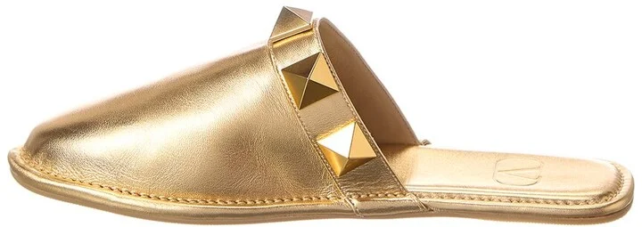 Valentino Roman Stud Leather Slipper - Image 2