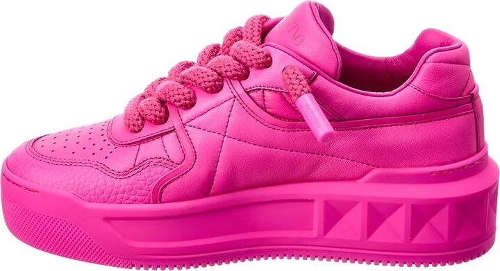 Valentino Roman Stud Leather Sneaker - Image 2
