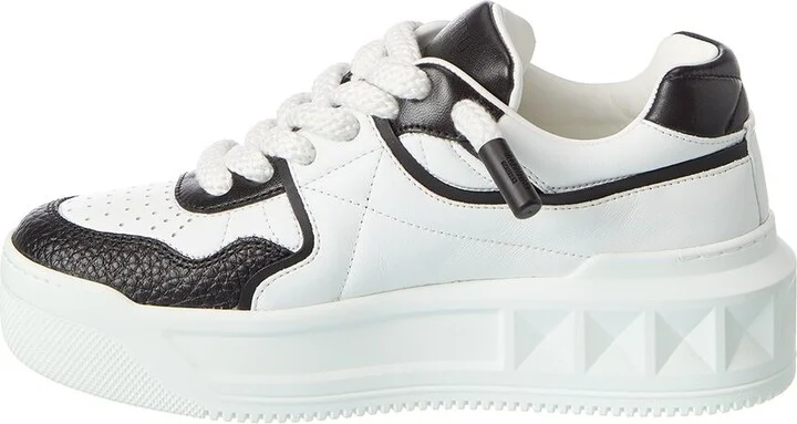 Valentino Roman Stud Leather Sneaker - Image 2