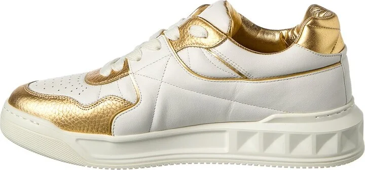 Valentino Roman Stud Leather Sneaker - Image 2