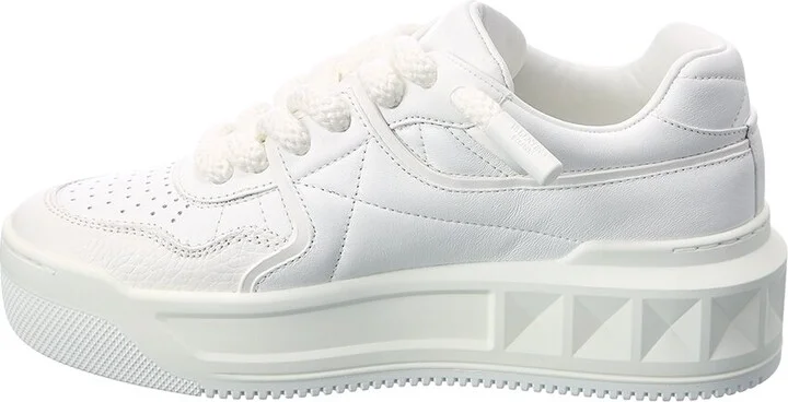 Valentino Roman Stud Leather Sneaker - Image 2