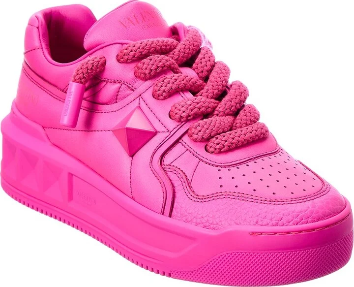 Valentino Roman Stud Leather Sneaker