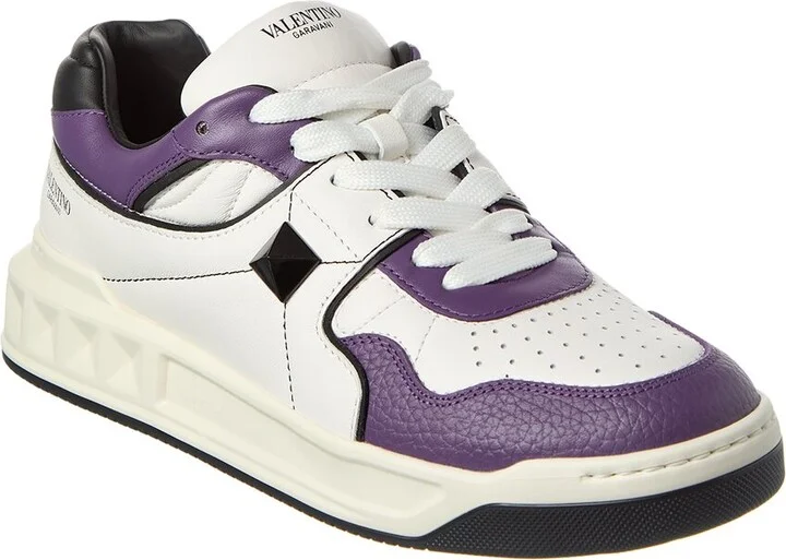 Valentino Roman Stud Leather Sneaker