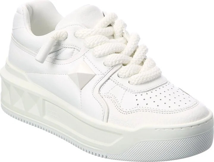 Valentino Roman Stud Leather Sneaker