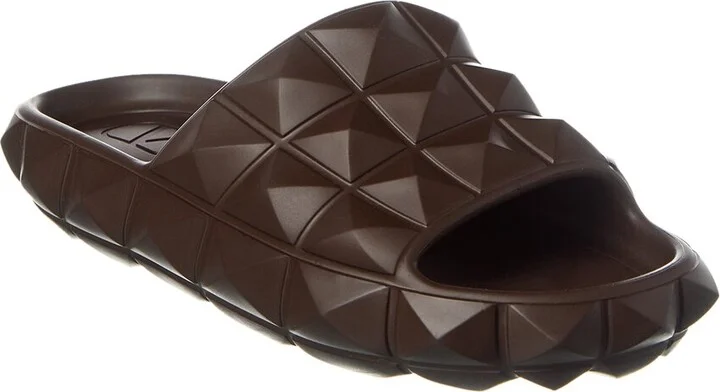 Valentino Roman Stud Rubber Slide