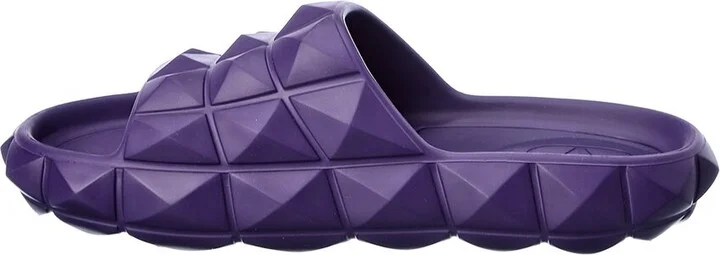 Valentino Roman Stud Turtle Rubber Slide - Image 2