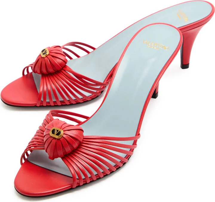 Valentino Royal 65 Leather Mules - Image 3