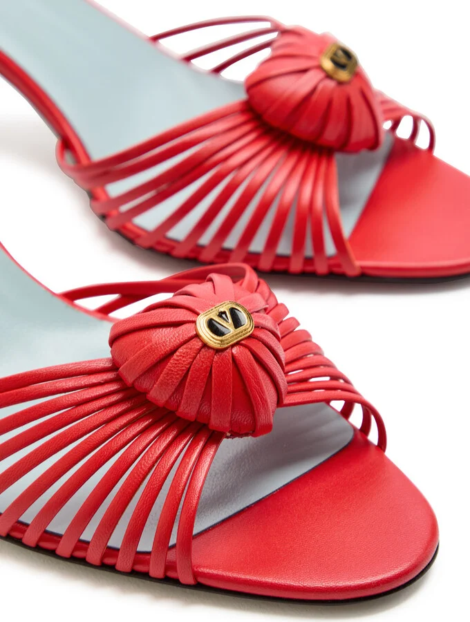 Valentino Royal 65 Leather Mules - Image 4