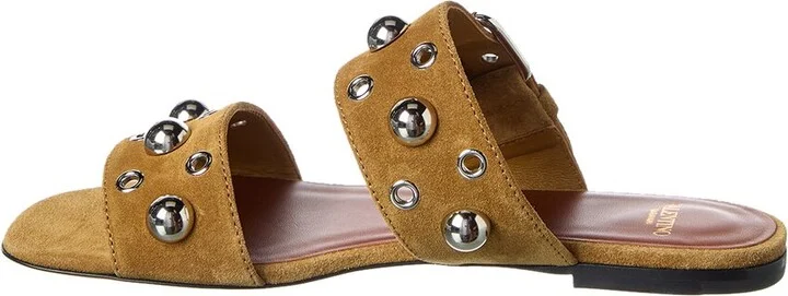 Valentino Royal Heart 65 Leather Sandal - Image 2